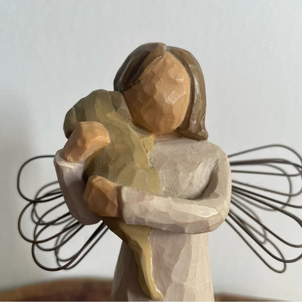Willow Tree figurine Angel Friendship Lordi Demdaco puppy yellow lab - Picture 5 of 10
